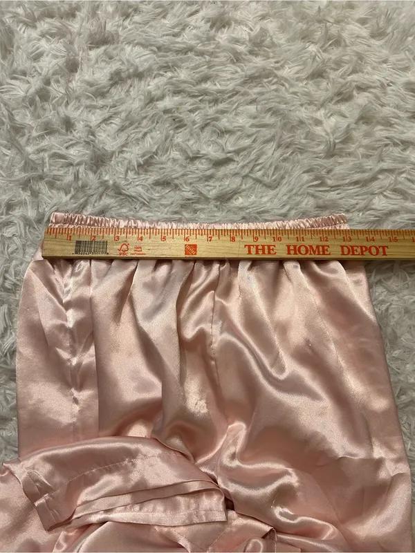 Victoria’s Secret vintage 90s gold label satin lace pajama set top shirt large - Image 6