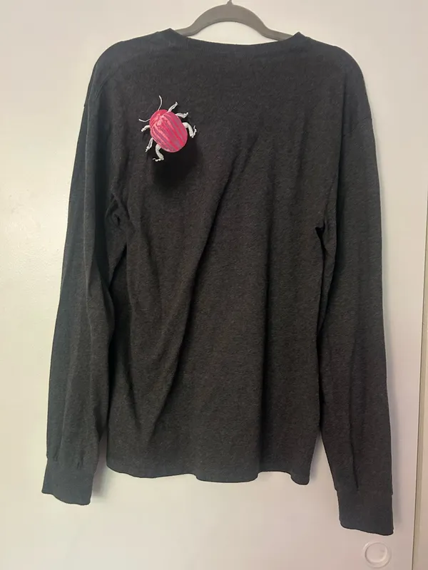 Black long sleeve tee Size L - Image 3