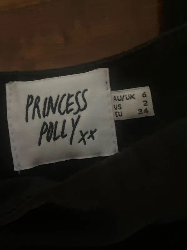 Princess Polly black pants wide leg - Image 2