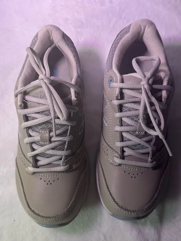 New Balance Women’s Taupe Lace-Up Athletic Sneakers - Image 4