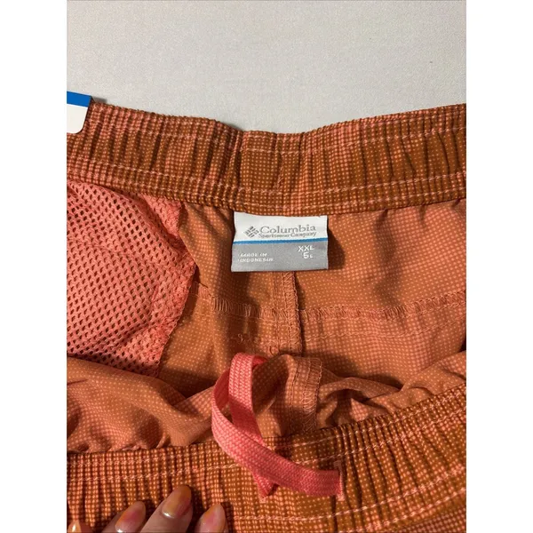 NWT Columbia Women's Size XXL Sandy‎ River Orange Shorts 5" Inseam Hiking Water - Image 2
