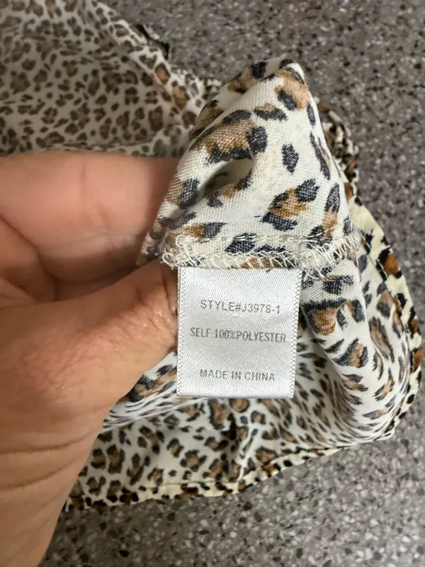 JODIFL Leopard Print Top in Brown and Black - Image 9