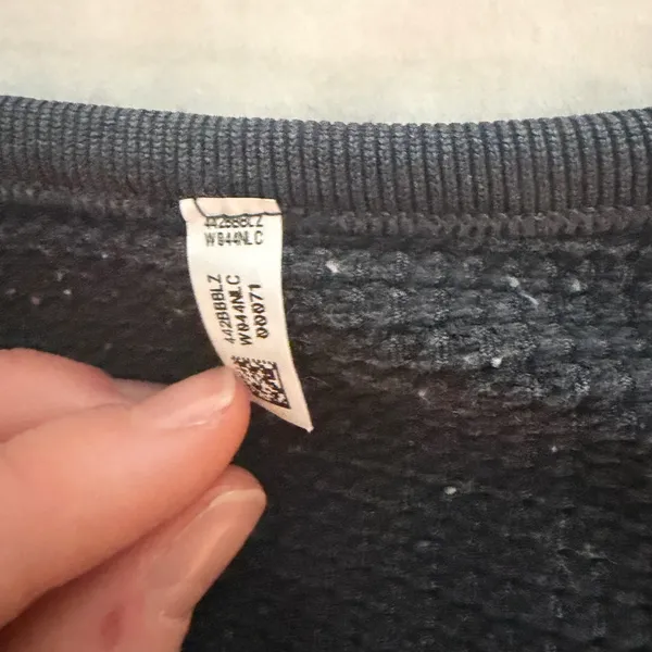 Aerie off-line thermal crop Women's Black Long Sleeve Top - Image 2