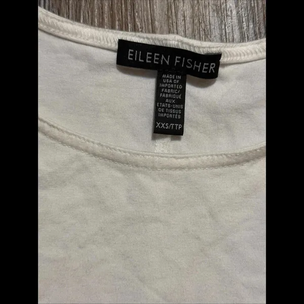 Eileen Fisher White Basic Quiet Luxury Designer Oversized‎ Stretchy Tank XXS - Image 6