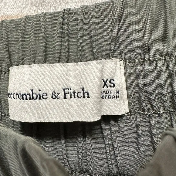 Abercrombie & Fitch Olive Green Joggers Drawstring XS‎ - Image 11