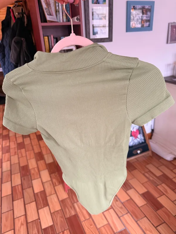 OQQ Bodysuit Green - Image 3