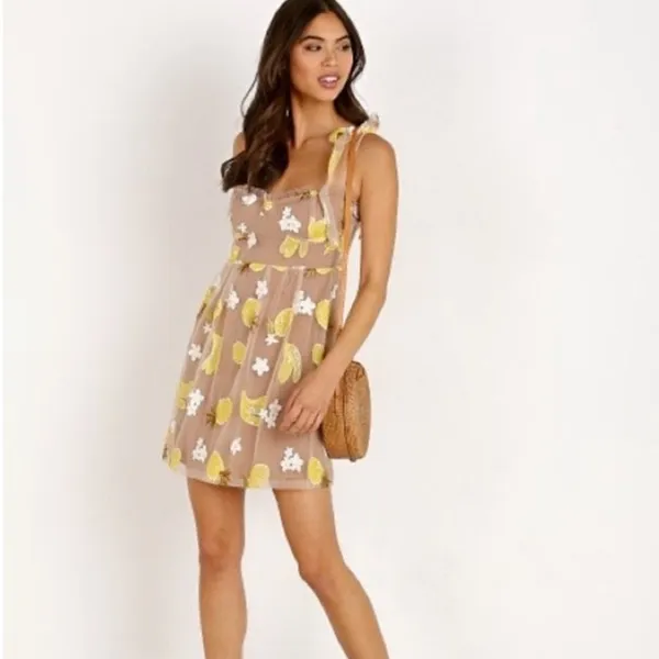 For Love & Lemons Fruitpunch Sequin‎ Mini Dress Size M - Image 12