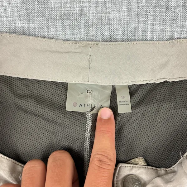 Athleta Skort Womens 4P Beige Hiking Walking Built-In Shorts‎ Stretch Pockets - Image 13