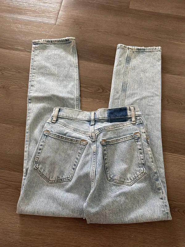 Abercrombie & fitch cross over 90s straight curve love jeans - Image 3