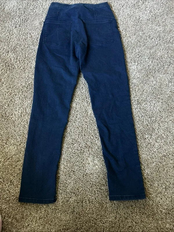 We the Free Women's Blue Skinny Jeans Pull On Style Sz 27 - Image 9