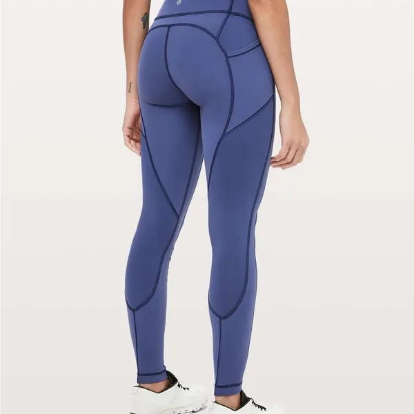 Lululemon All The Right Places Pant II Low Rise *28" Gatsby Blue size 2 - Image 8