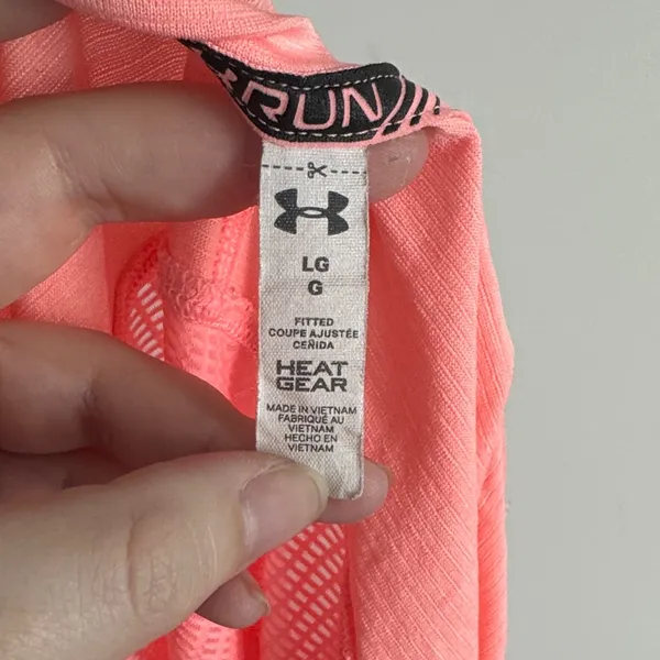 Under Armour Women's Short Sleeve Performance Tee in Coral Pink Size L - Image 2