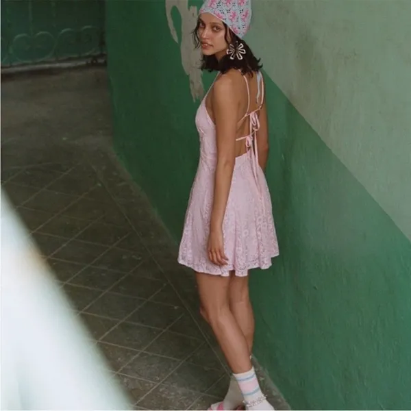 For Love and Lemons Carmela Lace Mini Dress Size Small NWT - Image 2
