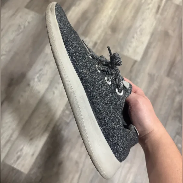 Allbirds Wool Runners Womens 10 Charcoal Grey Merino Wool Sneakers Low Top‎ - Image 3