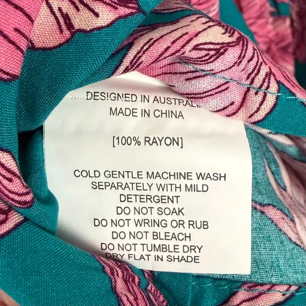 Abel the Label Bonnie Floral Maxi Skirt Flowy Boho Size Medium - Image 5