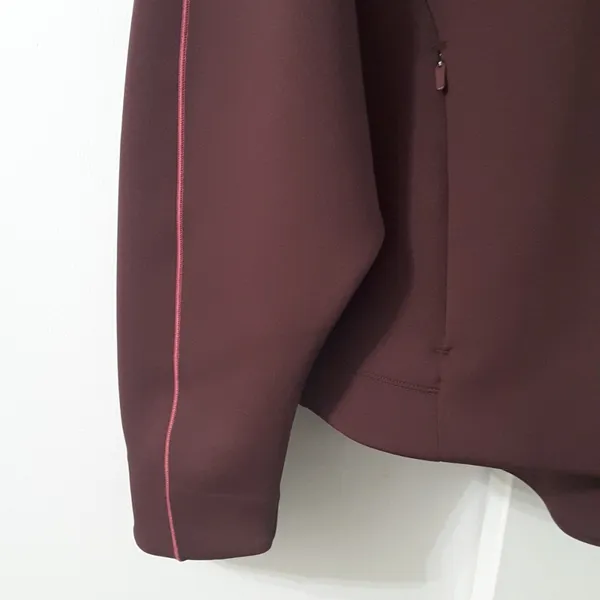 Nike Women's Universa Dri-Fit 1/4 Zip in Burgundy Crush size L NWT $110 - Image 8