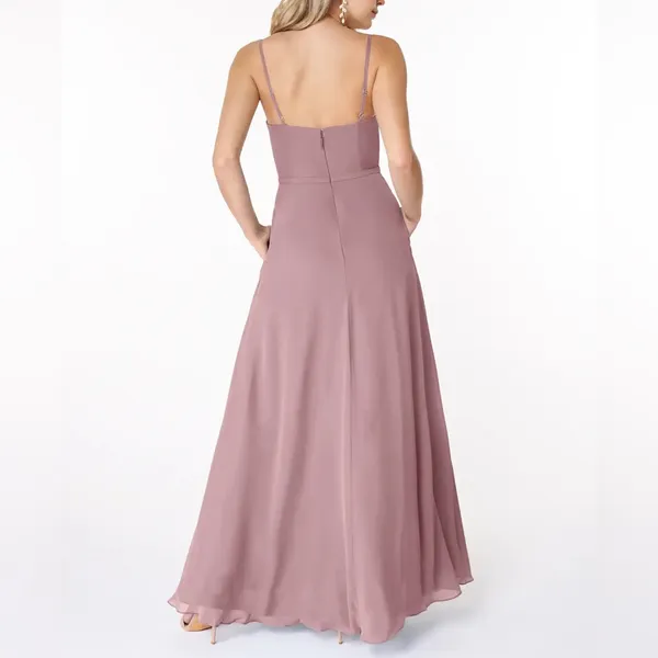Azazie Women’s Alaya Ready to Ship Dusk Bridesmaid Dresses Size 6 in Desert Rose - Image 12