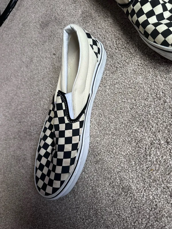 Men’s Slip-On Vans Checkered - Image 2
