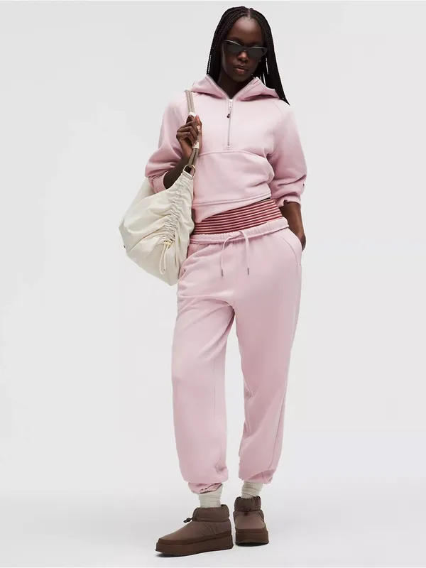 NWT Lululemon waist length oversized hooded scuba size xs/s porcelain pink - Image 2