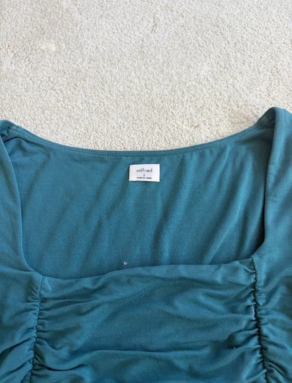 Aritzia Wilfred Lydia Top Suave Green - Image 7