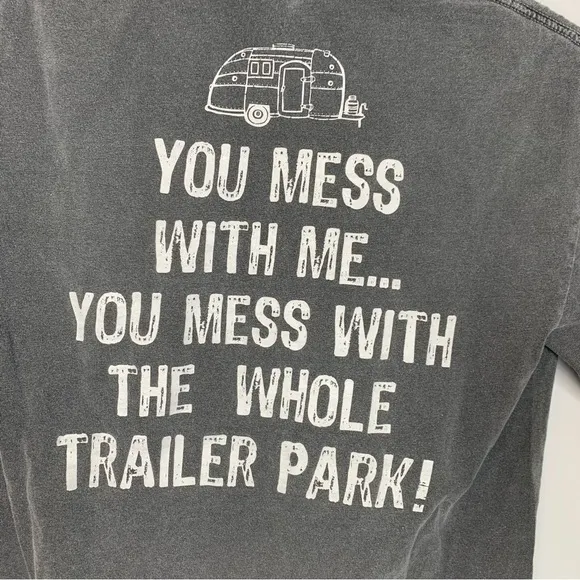 Comfort Colors Emerald Isle Trailer Park T-Shirt‎ Size S - Image 6