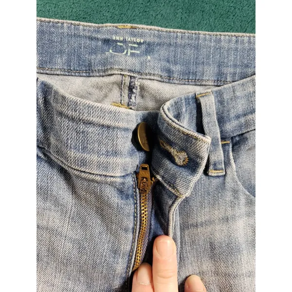 LOFT Light Wash Cropped Ankle Jeans - Image 6