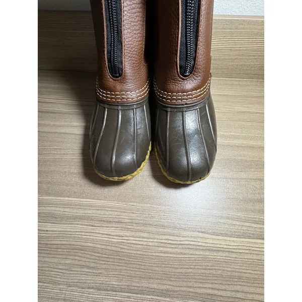 L.L.Bean Bean Boots 6.5" Chelsea Size 8 Duck Boots Need Insoles - Image 5