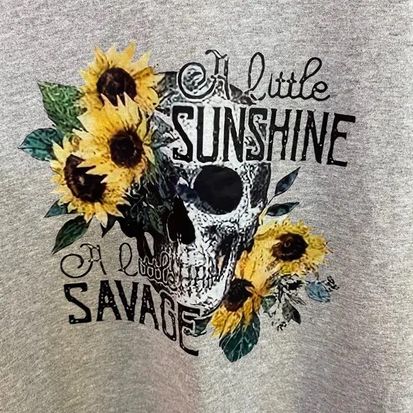 Gildan Nwot ladies design shirt on a men’s size XL tee - Image 2