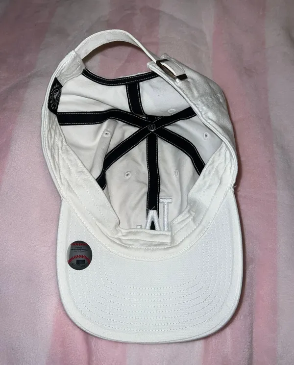 LA Dodgers Baseball Hat White - Image 2