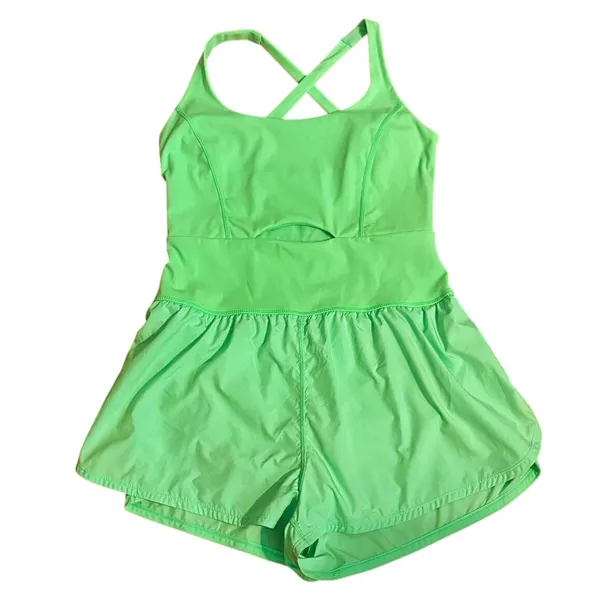 FP Movement Size M Righteous Runsie Neon Lime Free People Athletic - Image 3