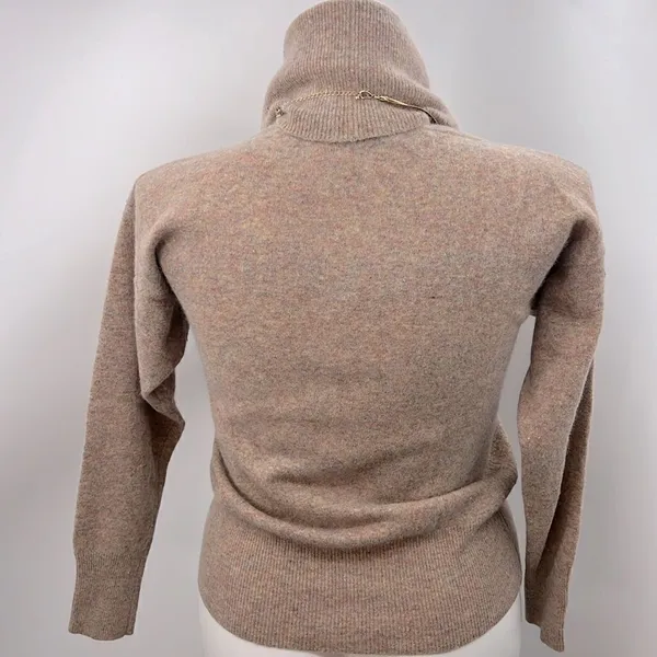 Jeane Pierre long sleeve lambswool angora rabbit turtleneck sweater - Image 4