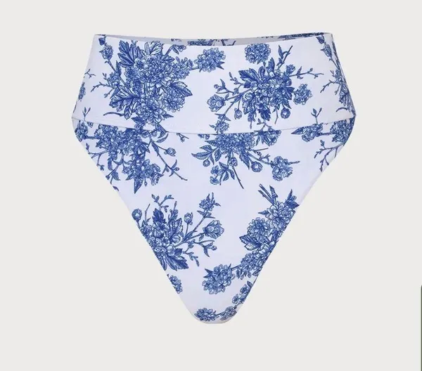 Berlook Floral High Waist Bikini Bottom only 60 - Image 4
