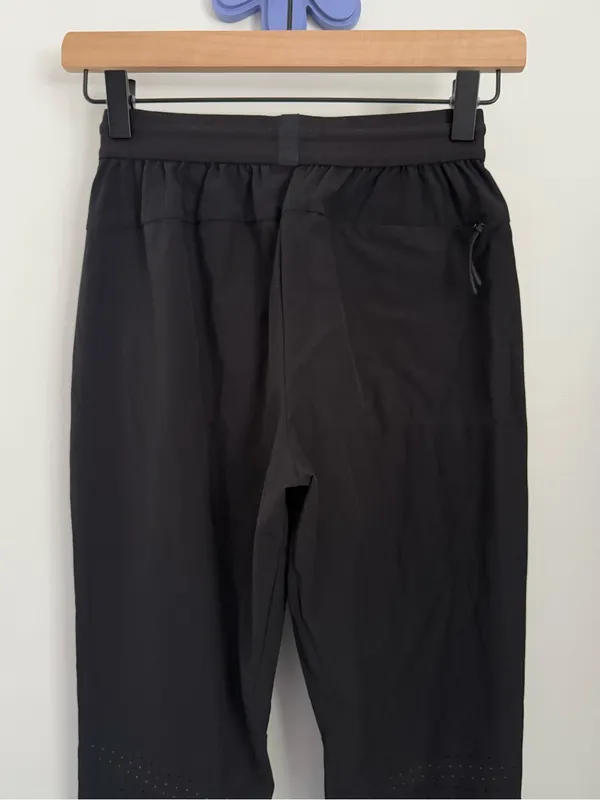 Hill City Men’s XS Midweight Train Pants Black Outdoor Drawstring Jogger Fitted - Image 4