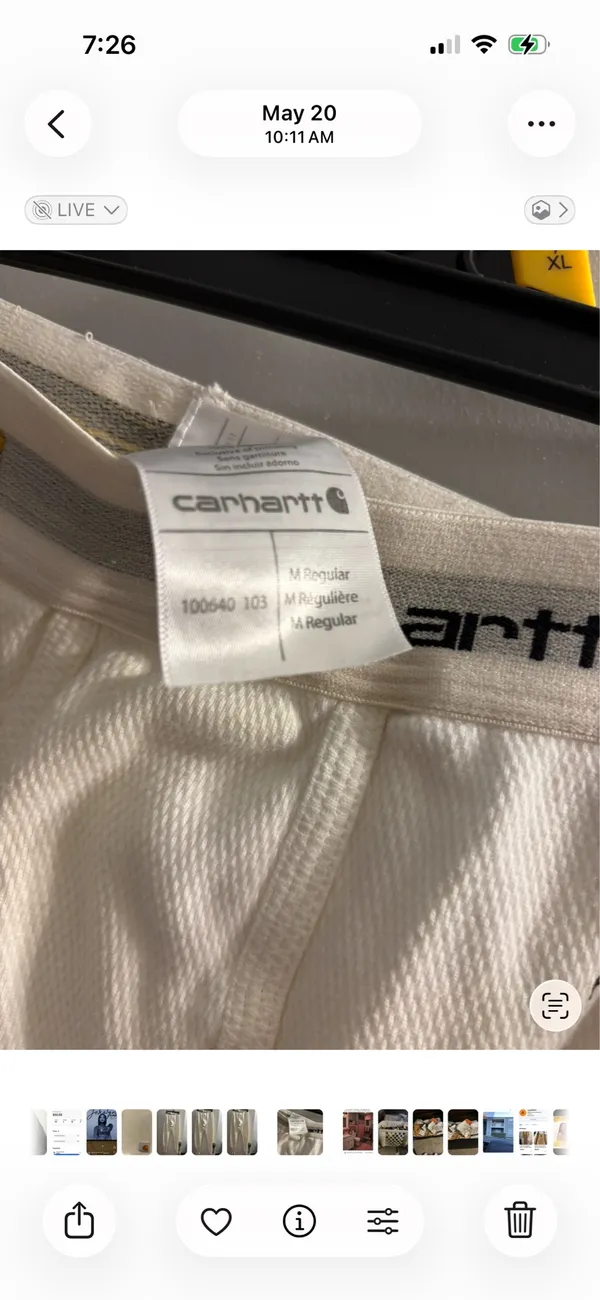 Men’s Long John’s Carhartt  - Image 5