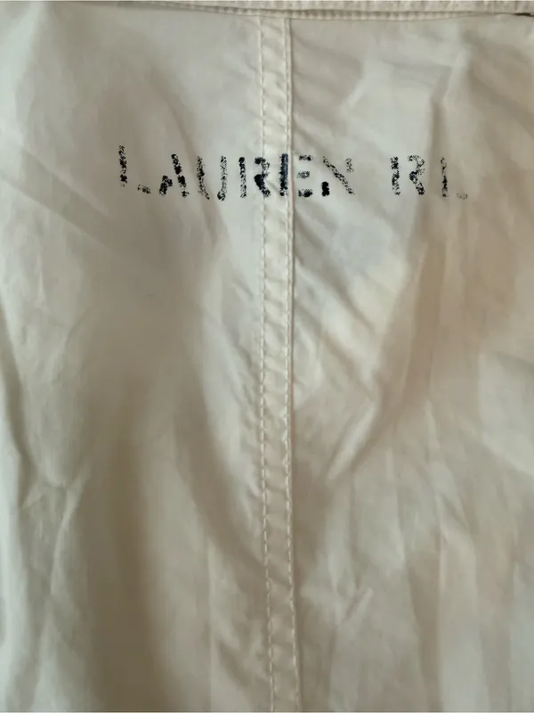 LRL Ralph Lauren Crown Nautical Theme w Pewter Metal Button, Women M, Dbl Breast - Image 8