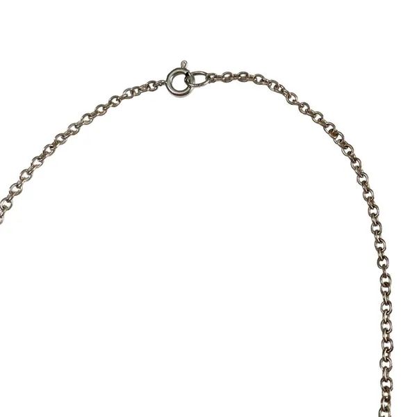 Handcrafted Silver Chain Black & Green Stone Beaded Long Necklace Single Clasp - Image 5