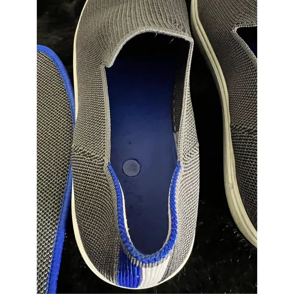 Rothy's The Original Slip On Sneaker Anchor Textile Blue grey Women’s US 8.5 - Image 5