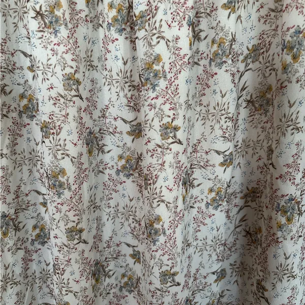 Dress Forum Los Angeles Dress Womens Beige Floral Sheer Lined - Image 2