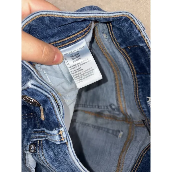 american eagle kick boot‎ jeans super stretch 000 short - Image 5