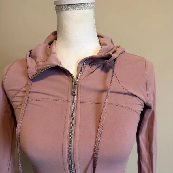Lululemon Hooded Define Jacket Nulu vintage mauve womens size 4 - Image 14