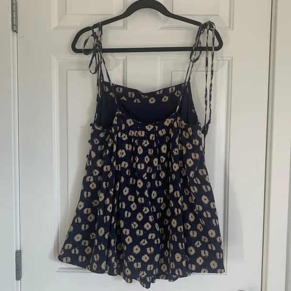 Free People Molly Cami Tunic Top - Size S -‎ Indigo - NWT - Image 6