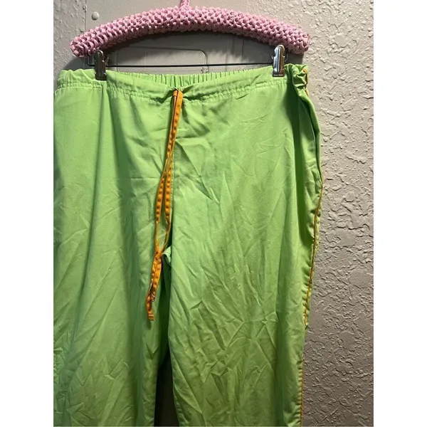 SB Scrubs Lucky Lime Green Scrub Pants Woman’s Size XL -FLAWED - Image 3