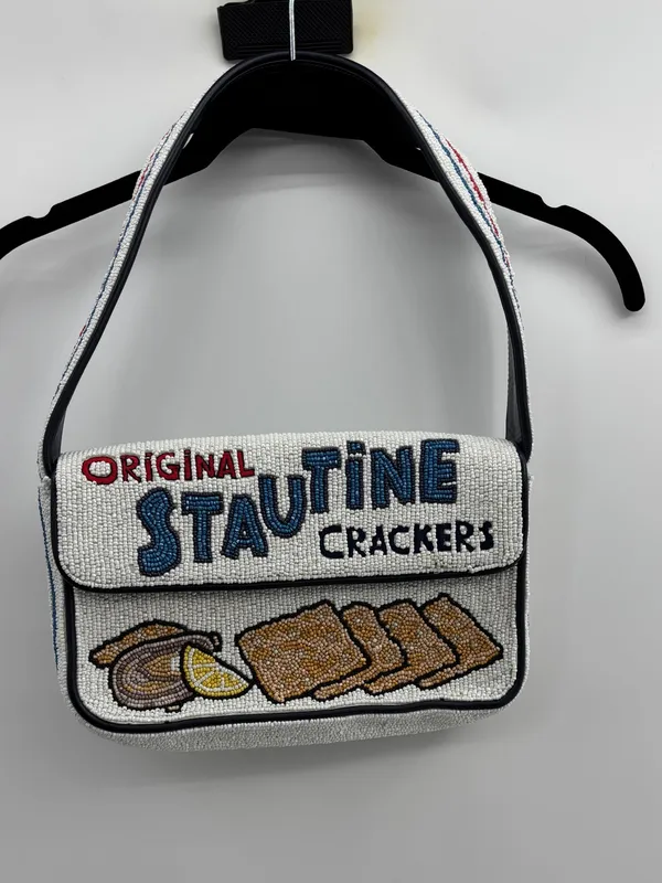 Staud Stautines Tommy Beaded Bag - Image 4