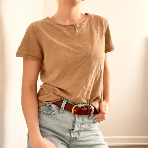Vintage Merona Silk Blend Tee Shirt - Image 3