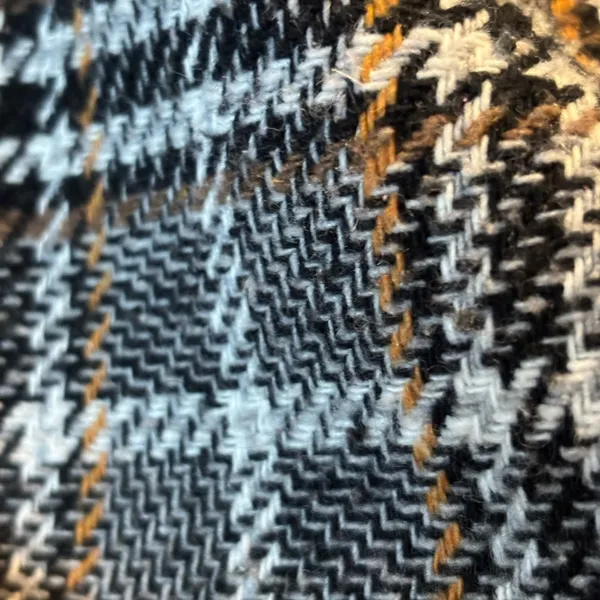 Yest Houndstooth Patterned‎ Jacket Black Size 8 - Image 8