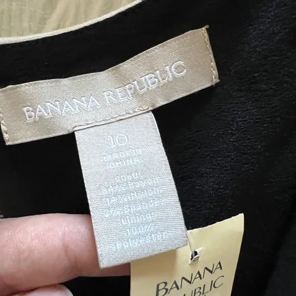 Banana Republic Chevron Stripe Sleeveless Peplum Top - Image 7