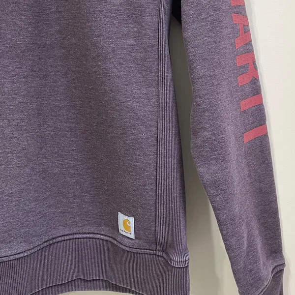 Carhartt Women's Relaxed Fit Crewneck Sweatshirt Size Small - Image 3