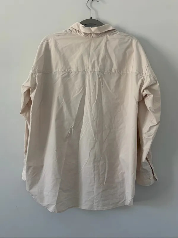 Aritzia Wilfred Free The Relaxed Shirt Button Down Birch NWT Small - Image 5