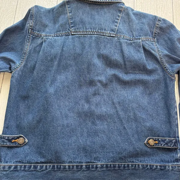 Vintage 90s Bill Blass Jeanswear Denim Jacket Small - Image 11