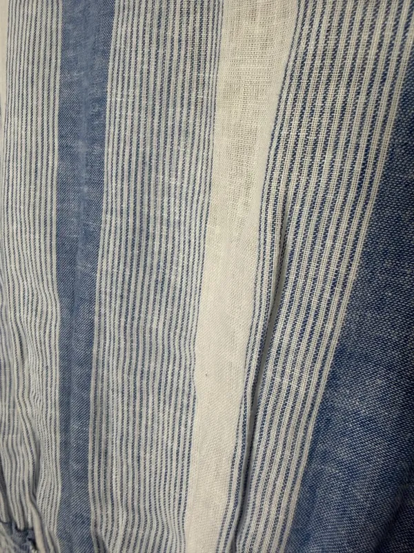 Rails Ashlyn Nevis Linen Dress Blue & White Stripes Size Small - Image 7